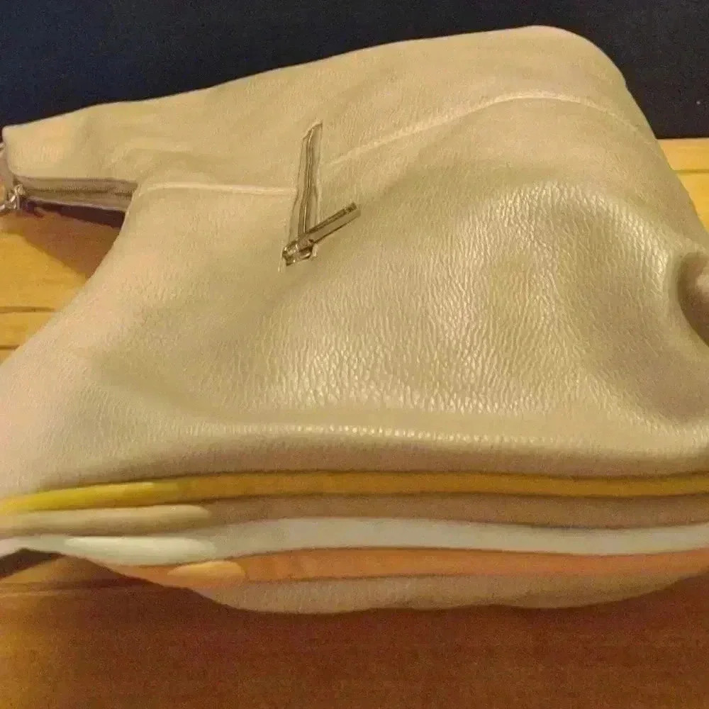 Anthropologie urban originals tan brown leather shoulder purse tote shoulder bag - Picture 3 of 6